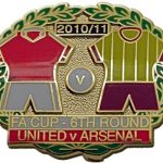 United v Arsenal FA Cup Match Metal Badge…