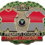 United v Arsenal Premier Match Metal LL Badge…