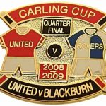 United v Blackburn Carling Cup QF Match Metal…