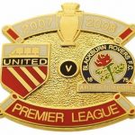 United v Blackburn Premier Match Metal Badge 2007…