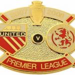 United v Middlesbrough Premier Match Metal Badge…