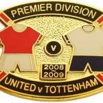 United v Tottenham Premier Match Metal Badge 2008…
