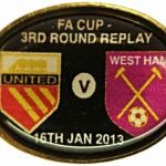 United v West Ham Replay FA Cup Match Badge… (2)