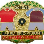 YES United v West Ham Premier Match Metal LL Badge…